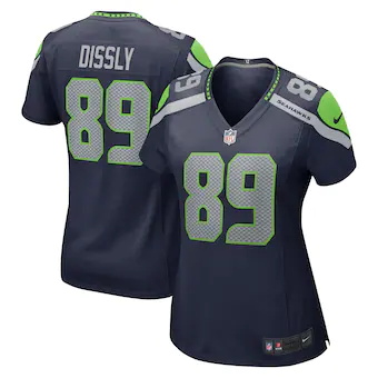 womens nike will dissly college navy seattle seahawks game 